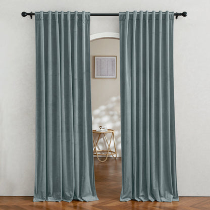 Custom 3-Layer Blackout Velvet Soundproof Drape | OEKO-TEX®