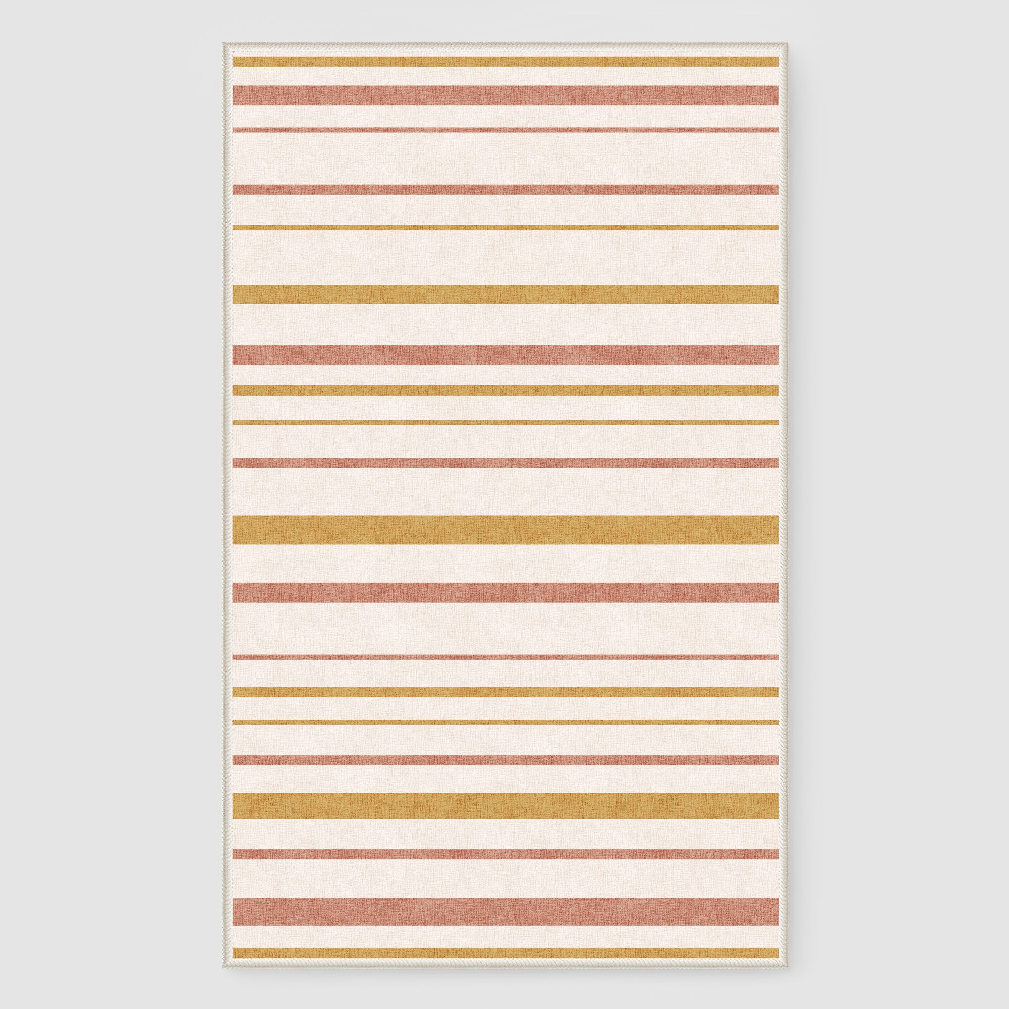 Custom Striation Modern Soft Non Slip Washable Area Rug | GCC