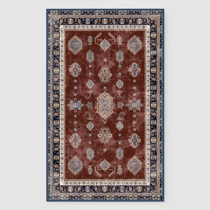 Custom Salam Non Slip Wool Faux Soft Area Rug