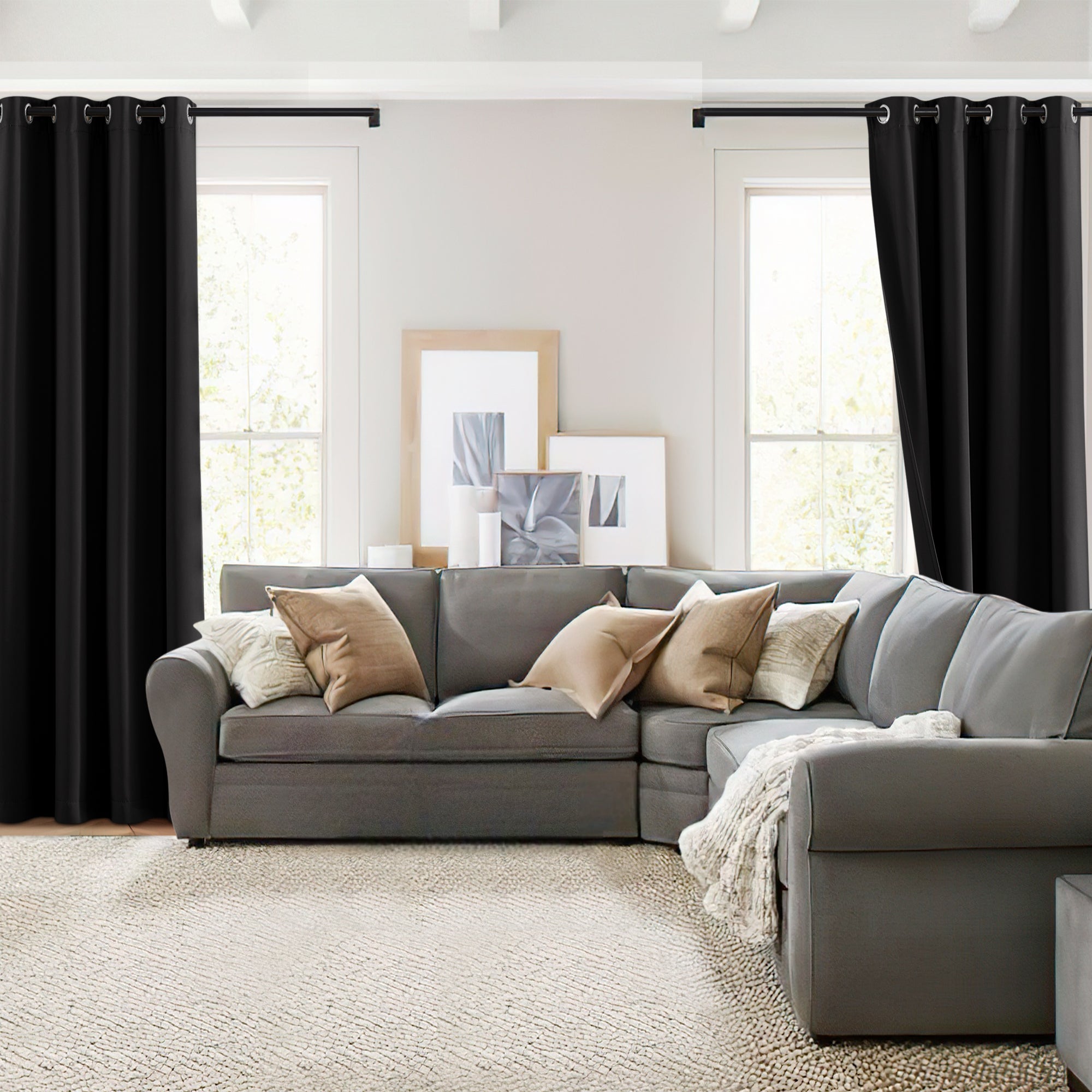 Custom 3-Layer Soundproof Blackout Curtain | OEKO-TEX®