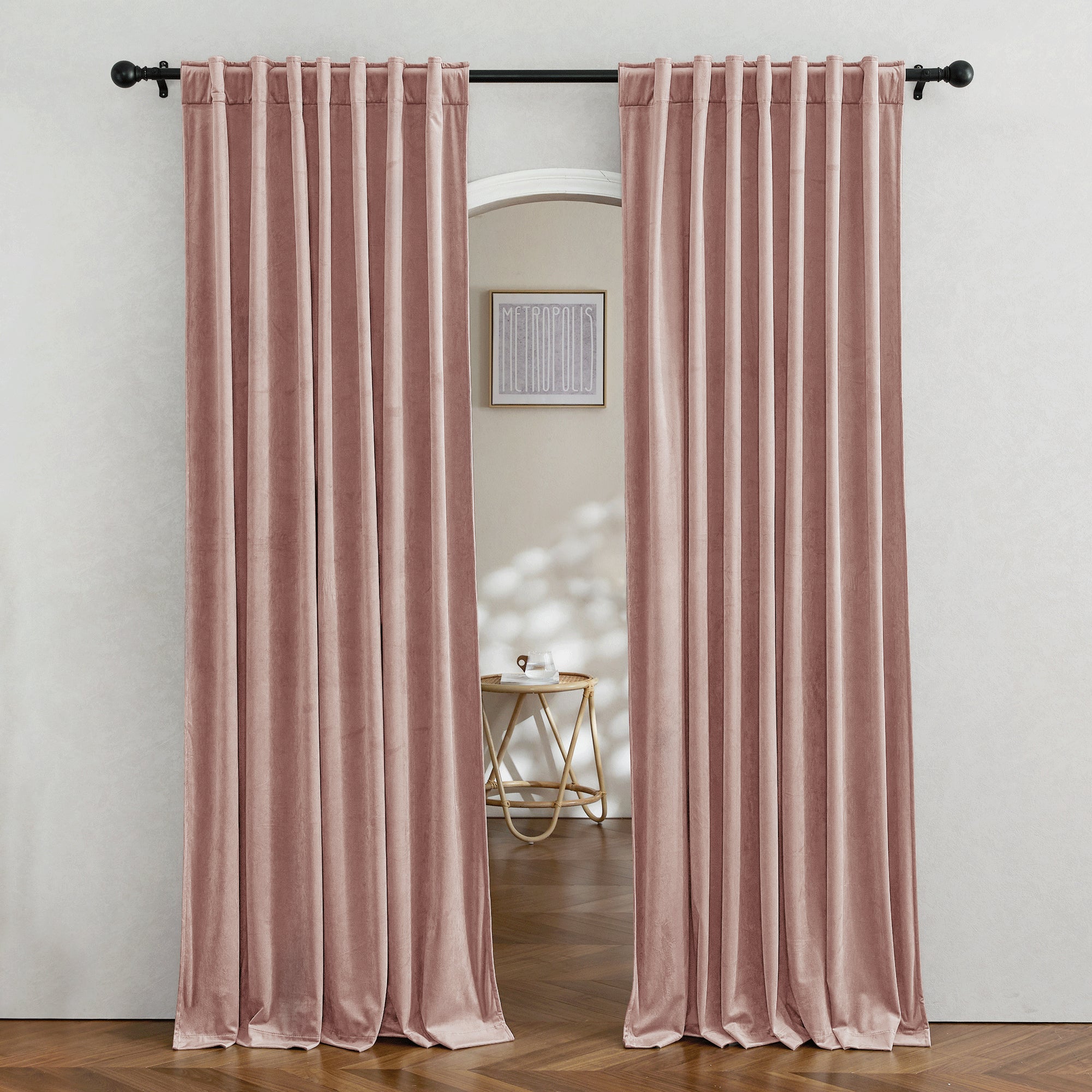 Custom 3-Layer Blackout Velvet Soundproof Drape | OEKO-TEX®