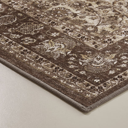 Custom Vintage Persian Wool Faux Washable Non Slip Area Rug | GCC
