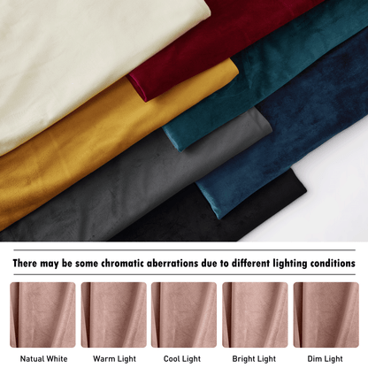 Custom 3-Layer Blackout Velvet Soundproof Drape | OEKO-TEX®