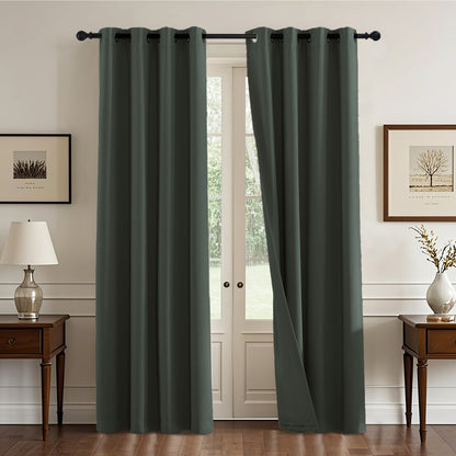 Custom 3-Layer Soundproof Blackout Curtain | OEKO-TEX®